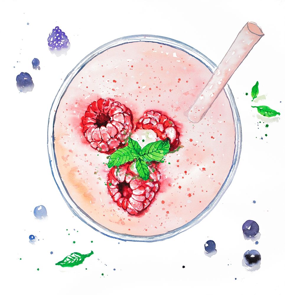 STRAWBERRY and RASPBERRY SMOOTHIE