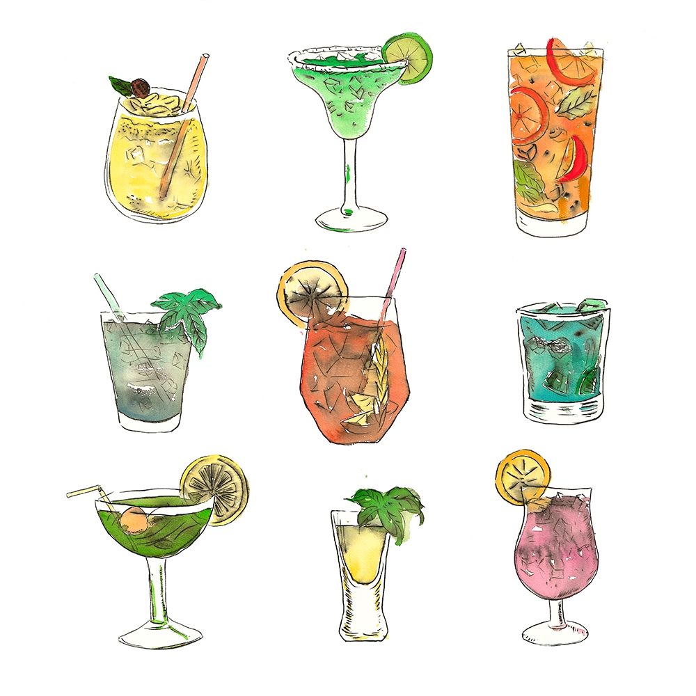 COLORFUL COCKTAILS