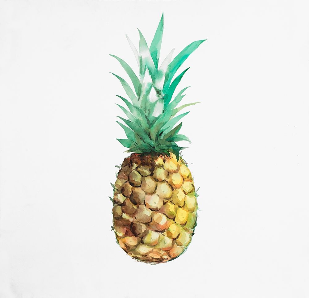 Watercolor Pineapple