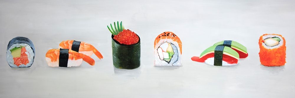 SIX PIECES SUSHI ASSORTMENT