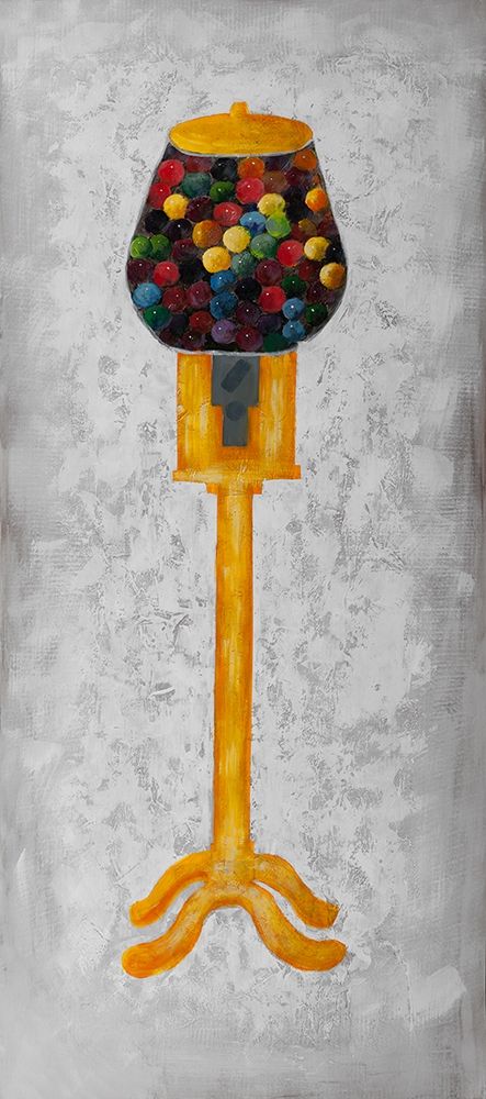 YELLOW GUM DISPENSER