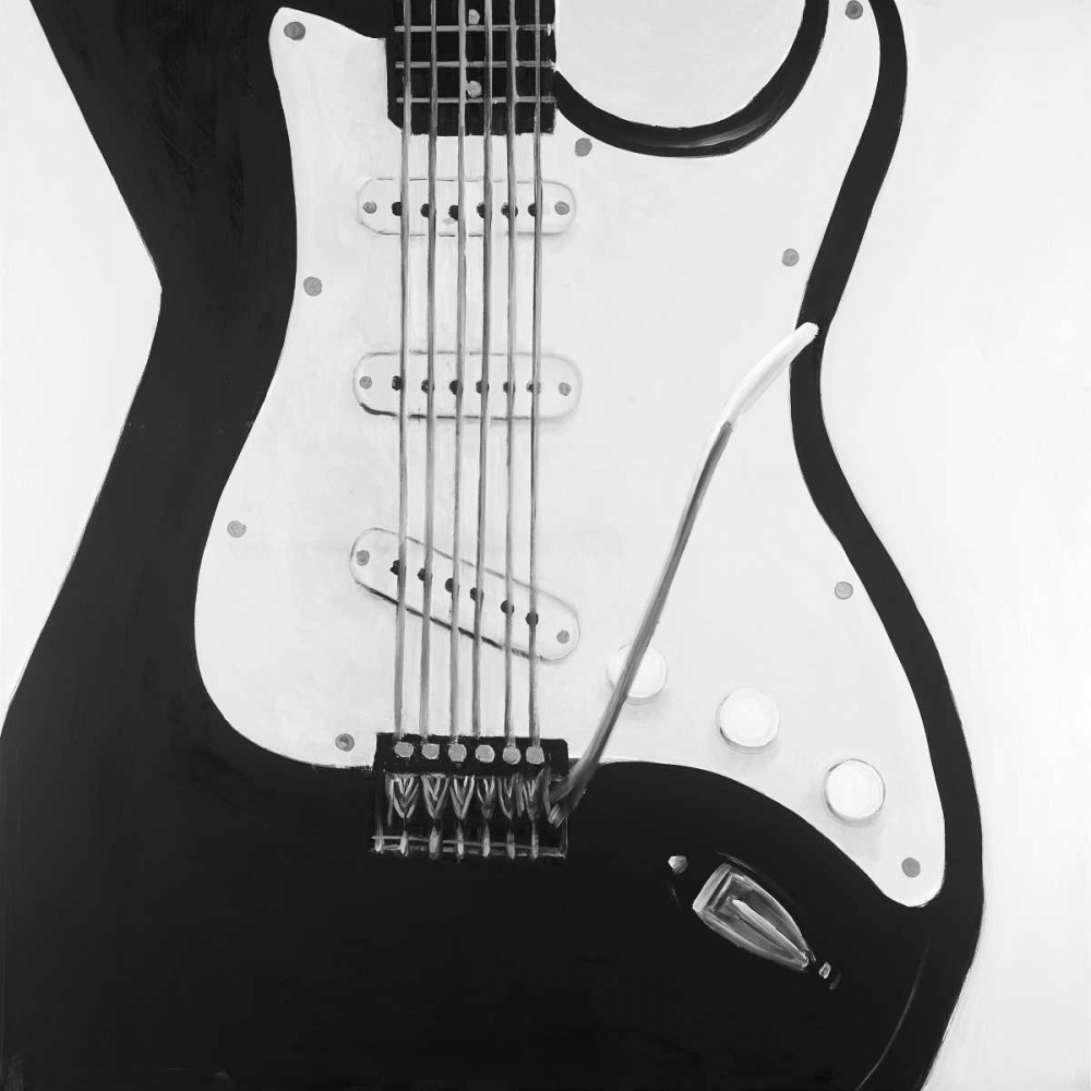Black Electric Guitar