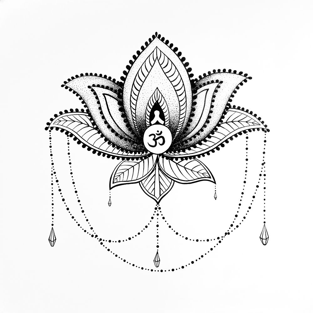 ETHNIC LOTUS ORNAMENT