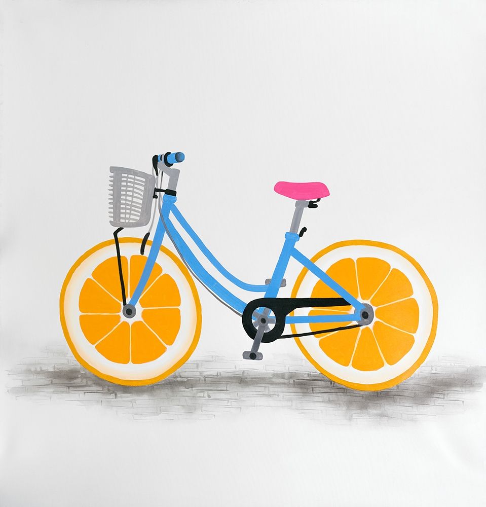 ORANGE WHEEL BIKE