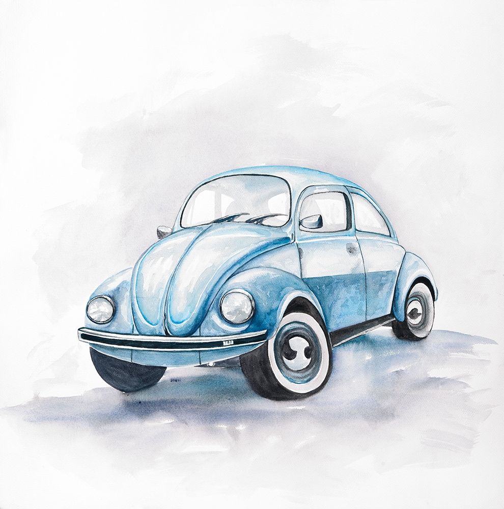 Beetle Blue Car