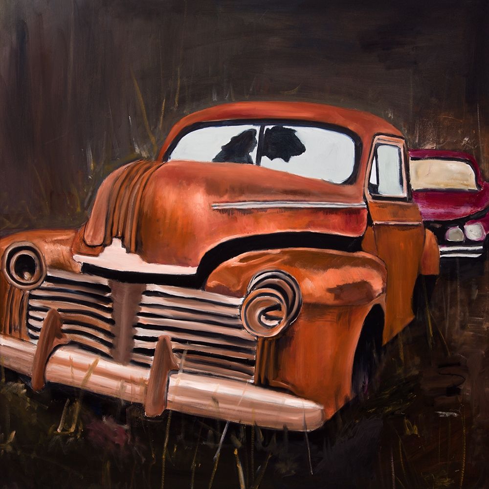 OLD CAR CRASH BY NIGHT