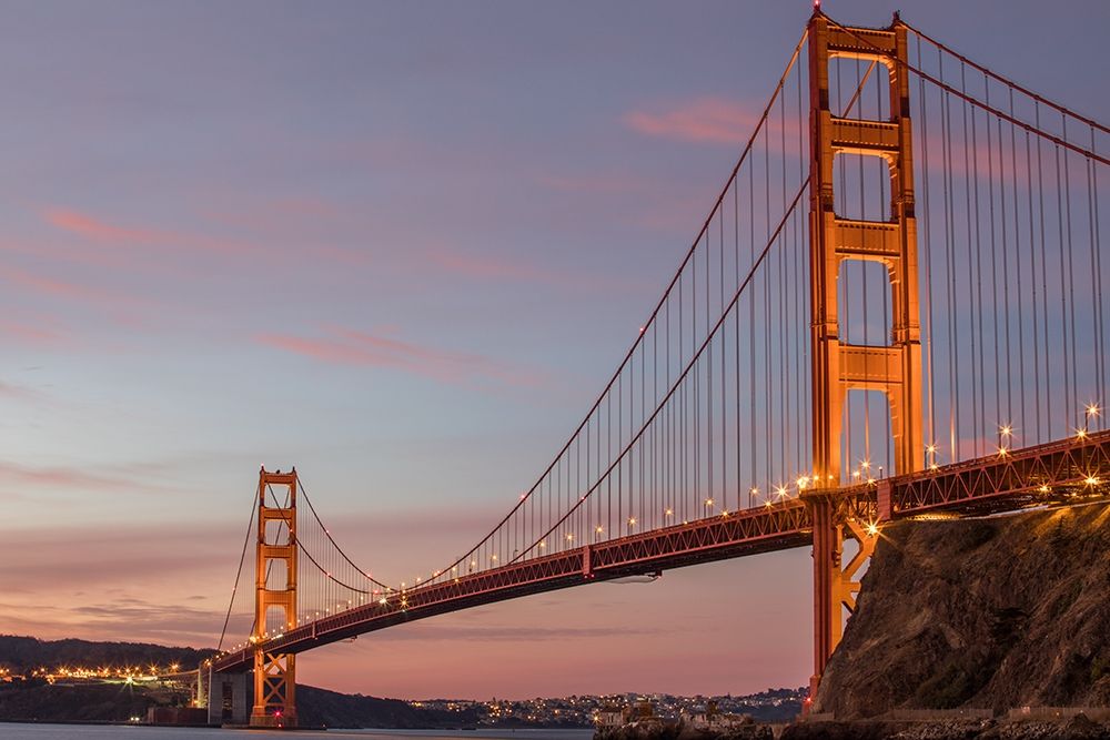 The Golden Gate Aglow