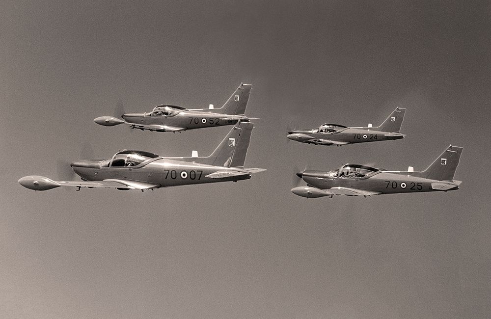 Flying planes Black and White
