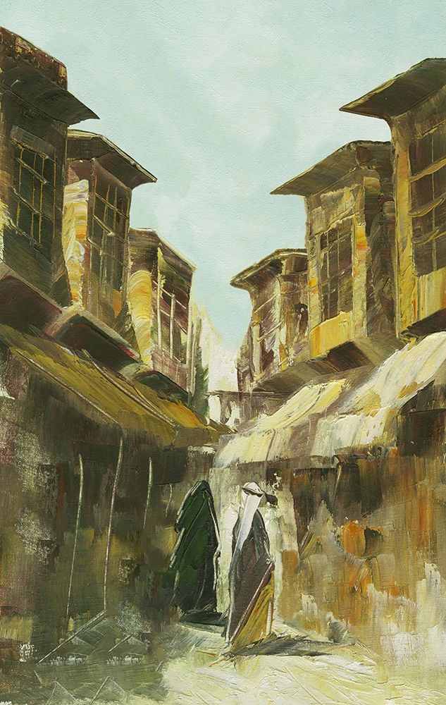 Arabian African Street Scene People