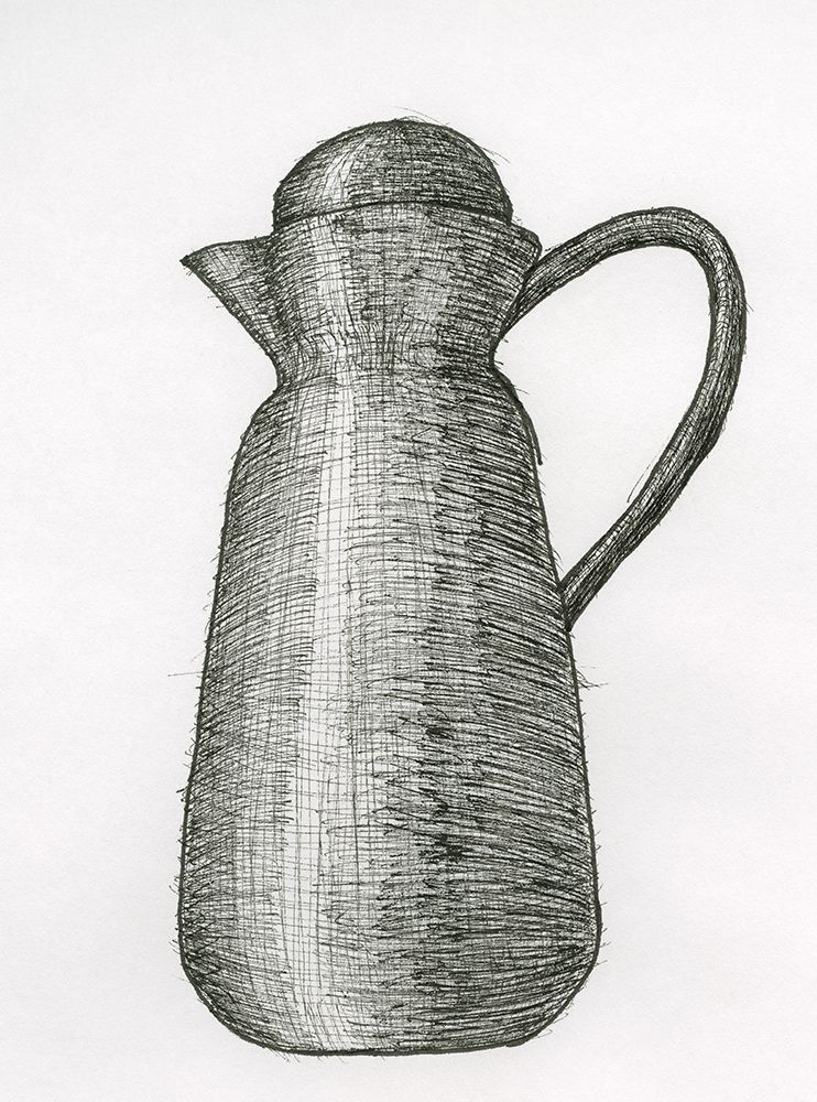 Black nd White Pitcher