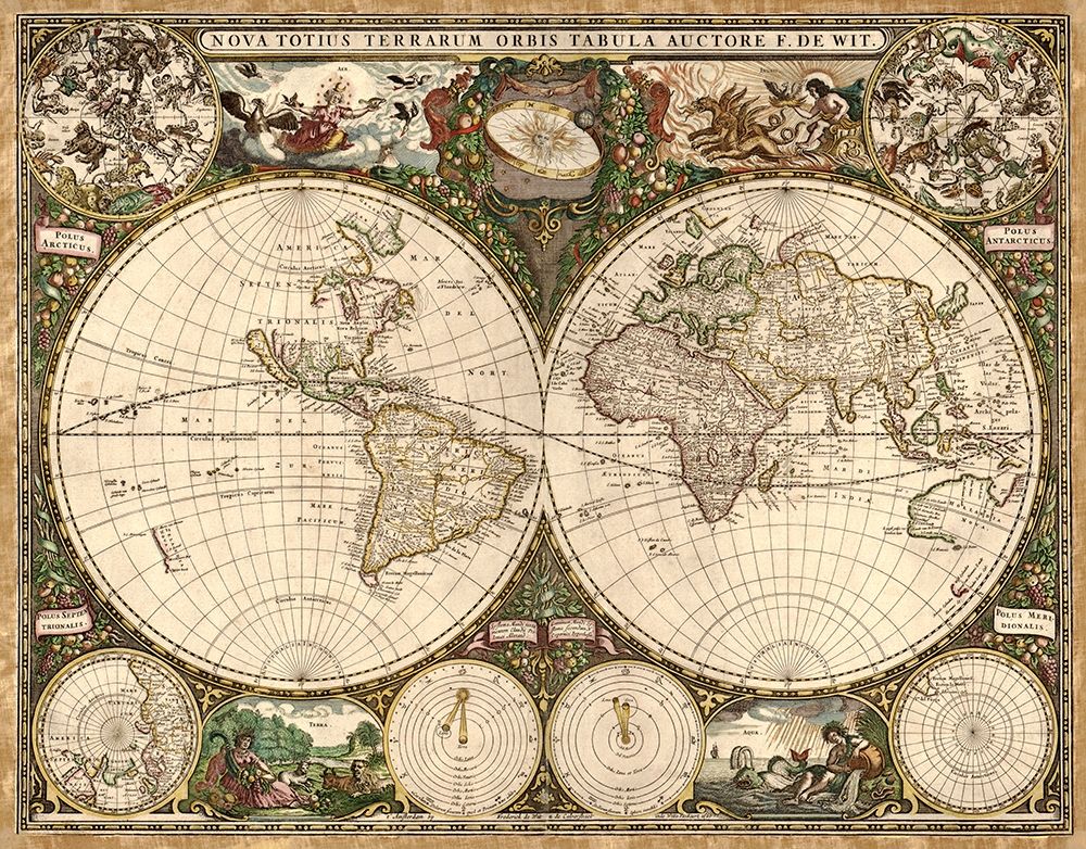 Nova Totius Terrarium Orbis, 1660