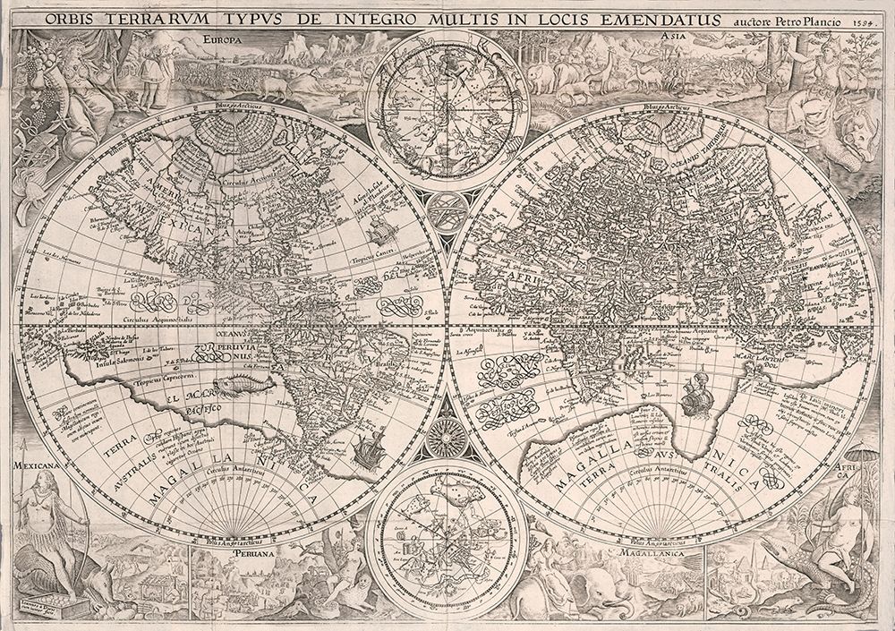 World Map 1594