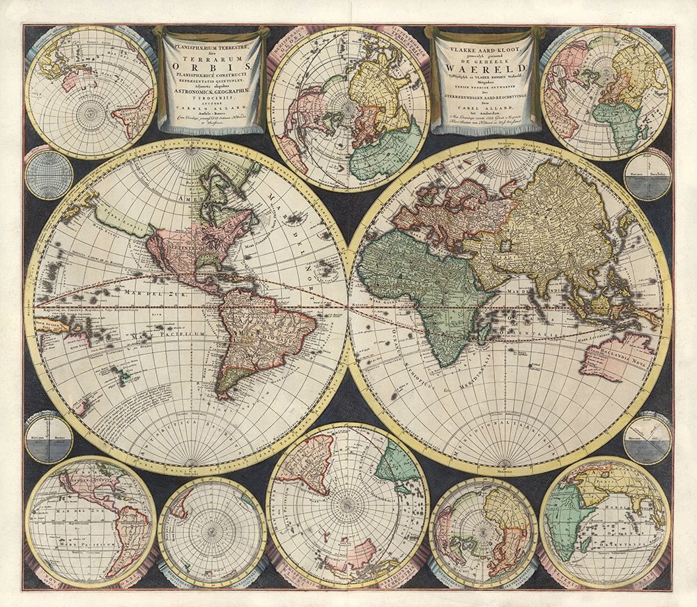 World Map 1594