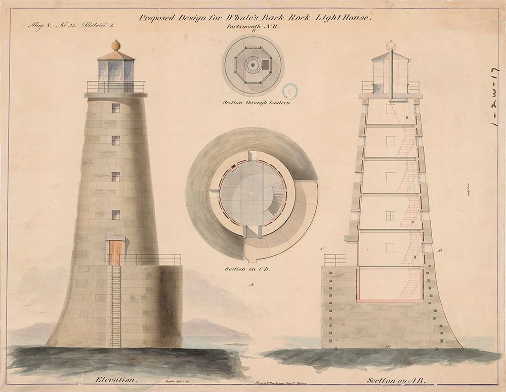 Whales Back Rock Light House