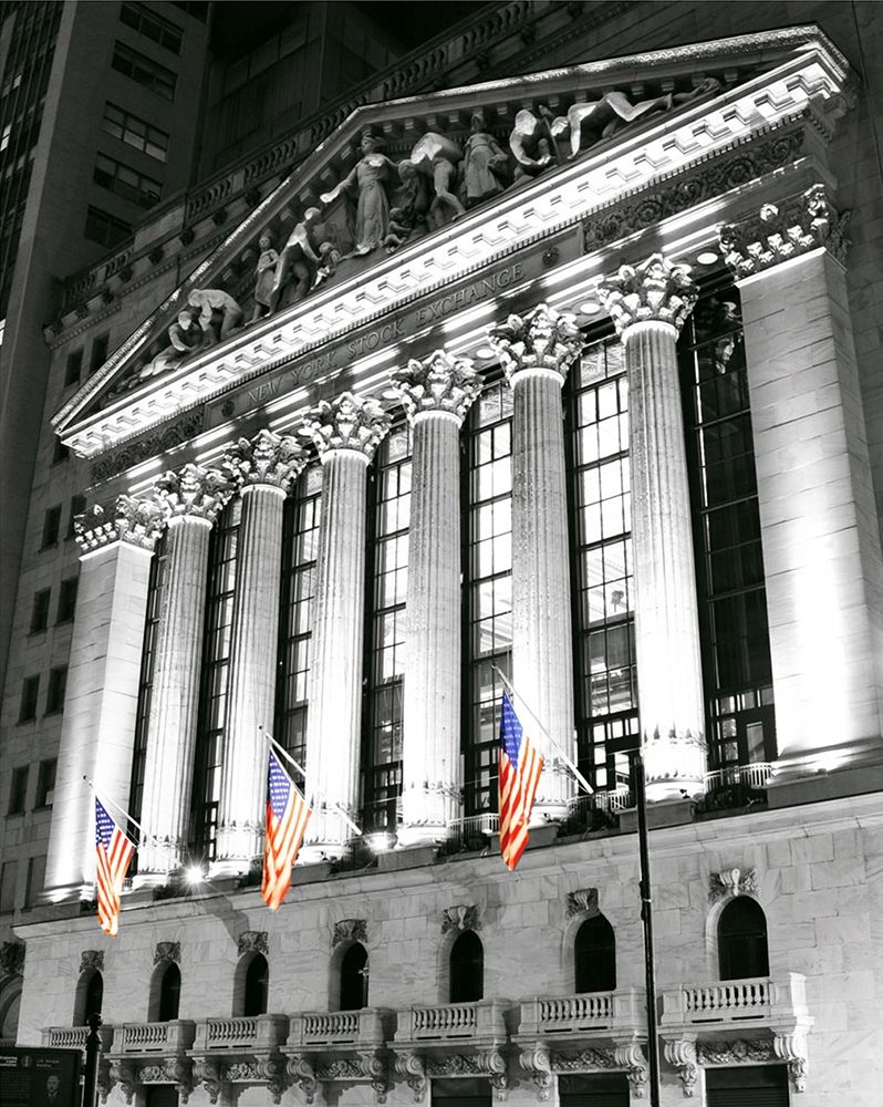 New York Stock Exchange at Night (sm)