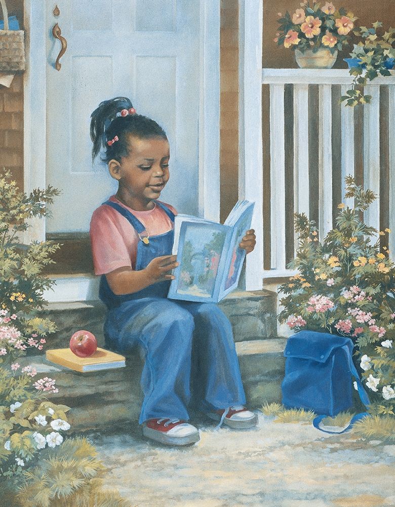 Girl Reading a Book