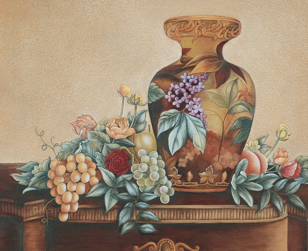 Vase and Fruit