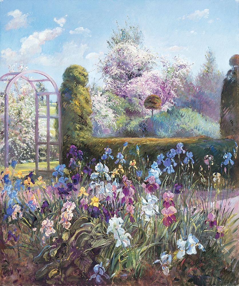 Lilacs in Bloom