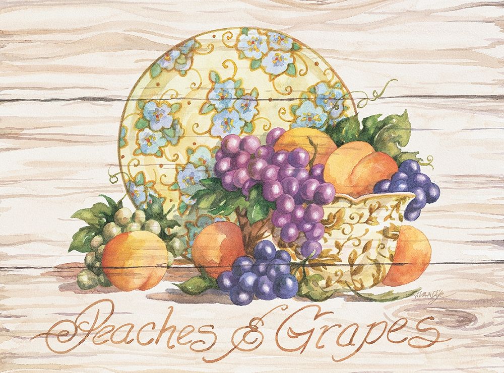 Peaches and Grapes