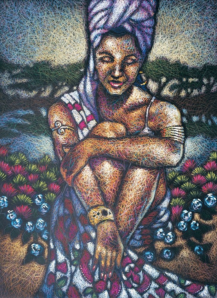 Nubian Lady Sitting II
