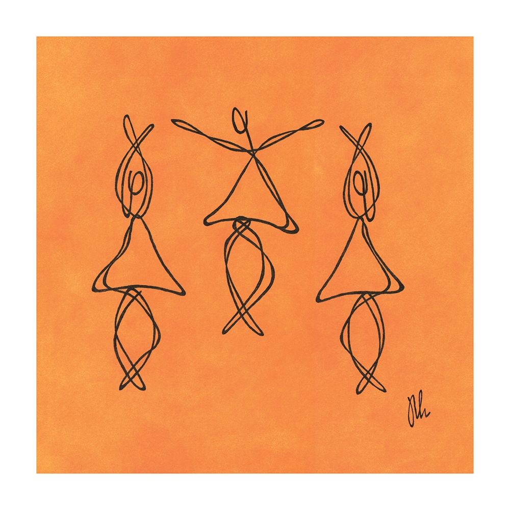 Orange Dancers