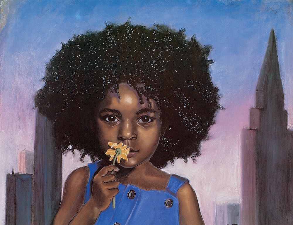 Girl and Flower