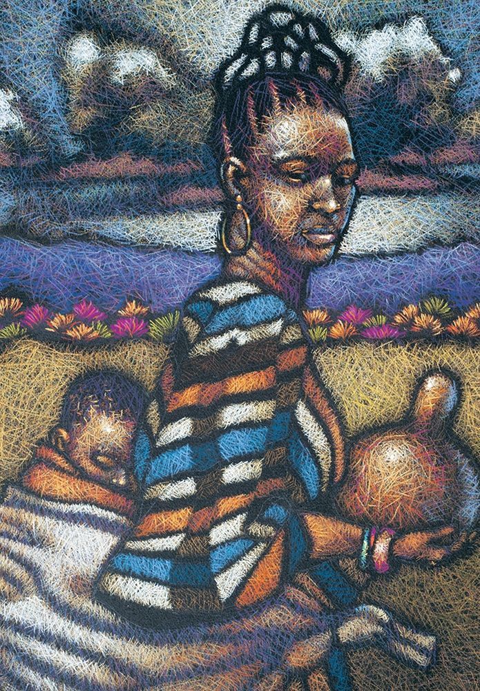 Nubian Lady and Child
