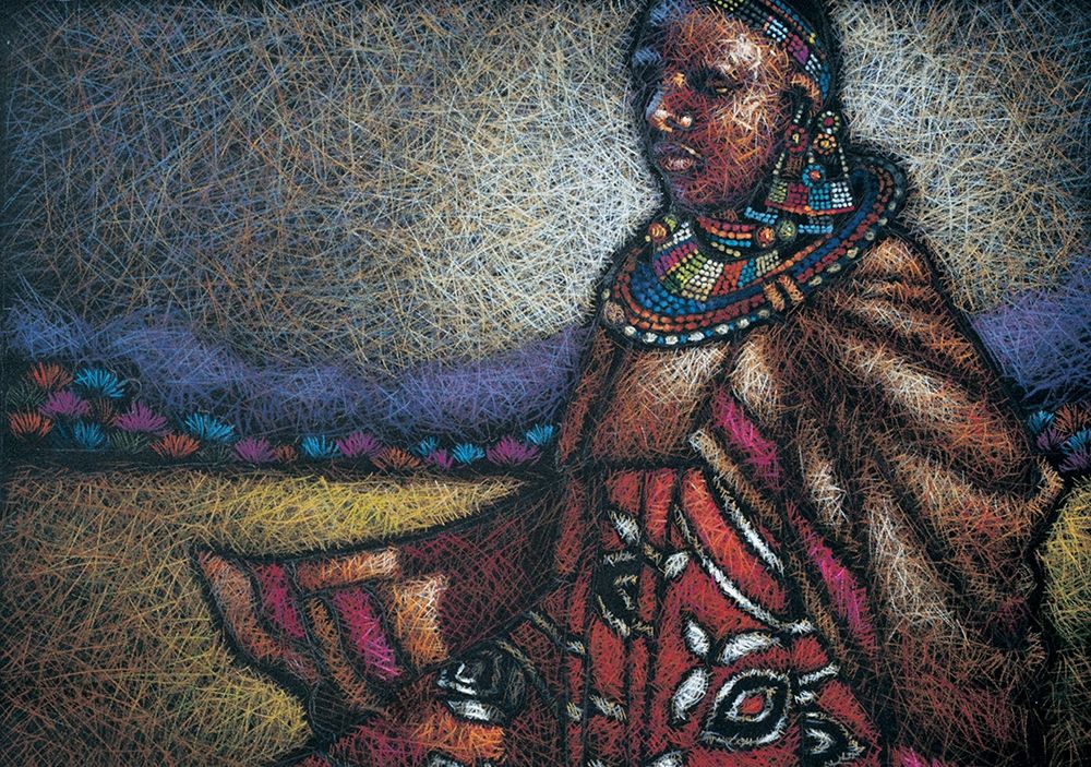 Nubian Lady Sitting