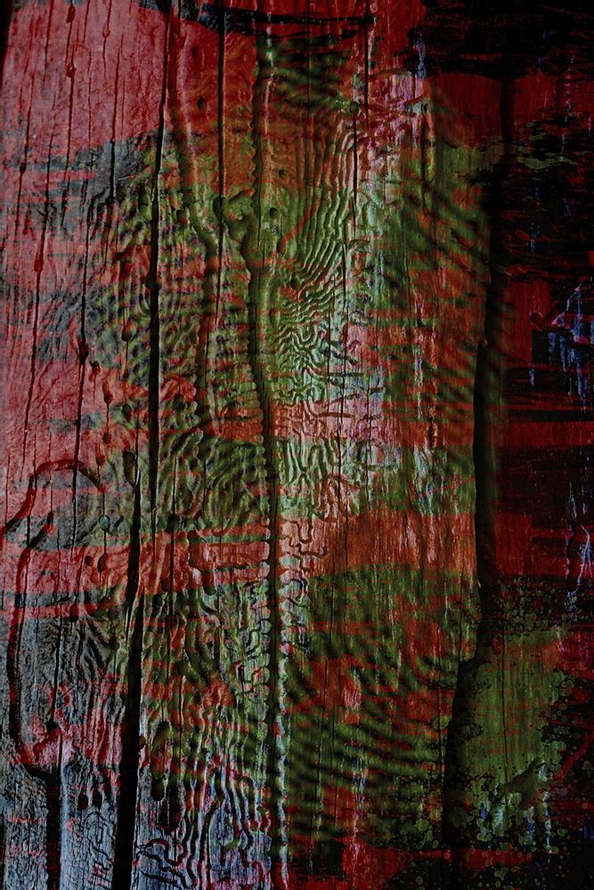 Wood Paint Print I