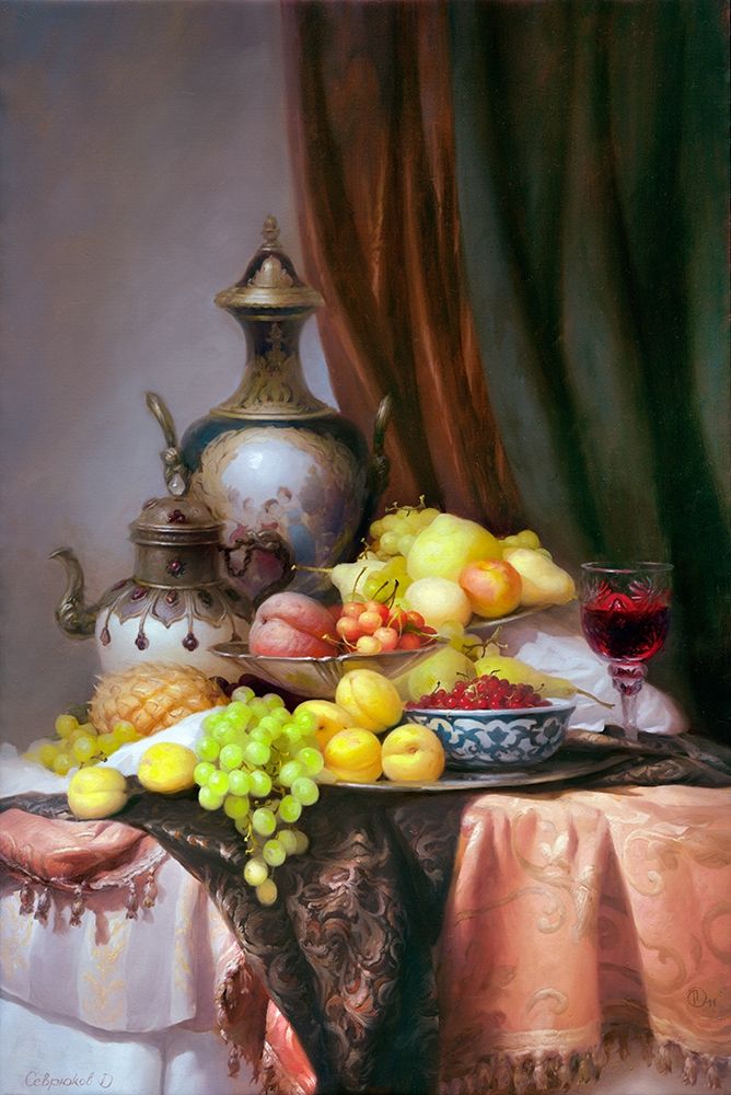 Still-life with Chinese teapot