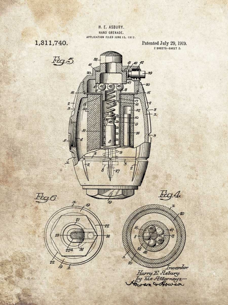 Hand Grenade - 1919