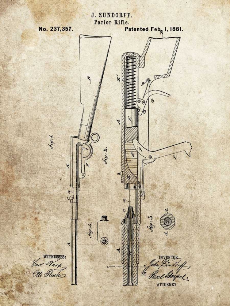 Parlor Rifle - 1881