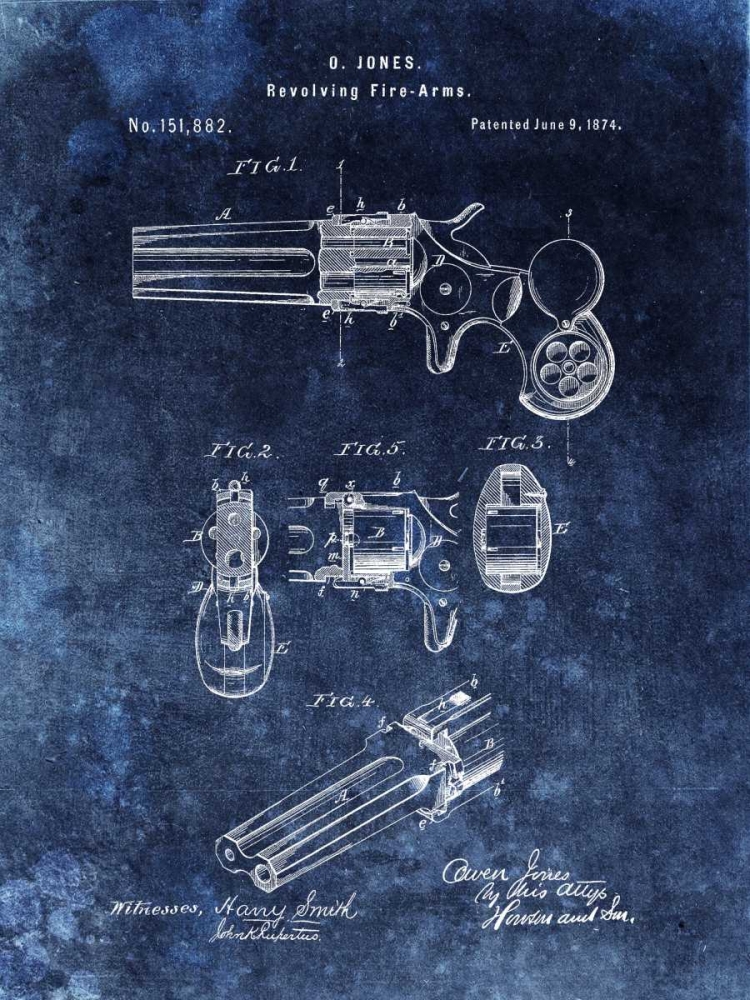 Revolving Fire Arms - 1874-Blue