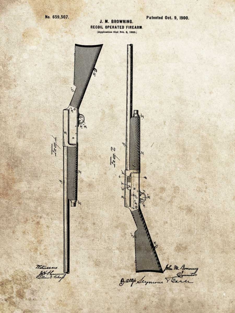 Recoil Operated Firearm - 1900