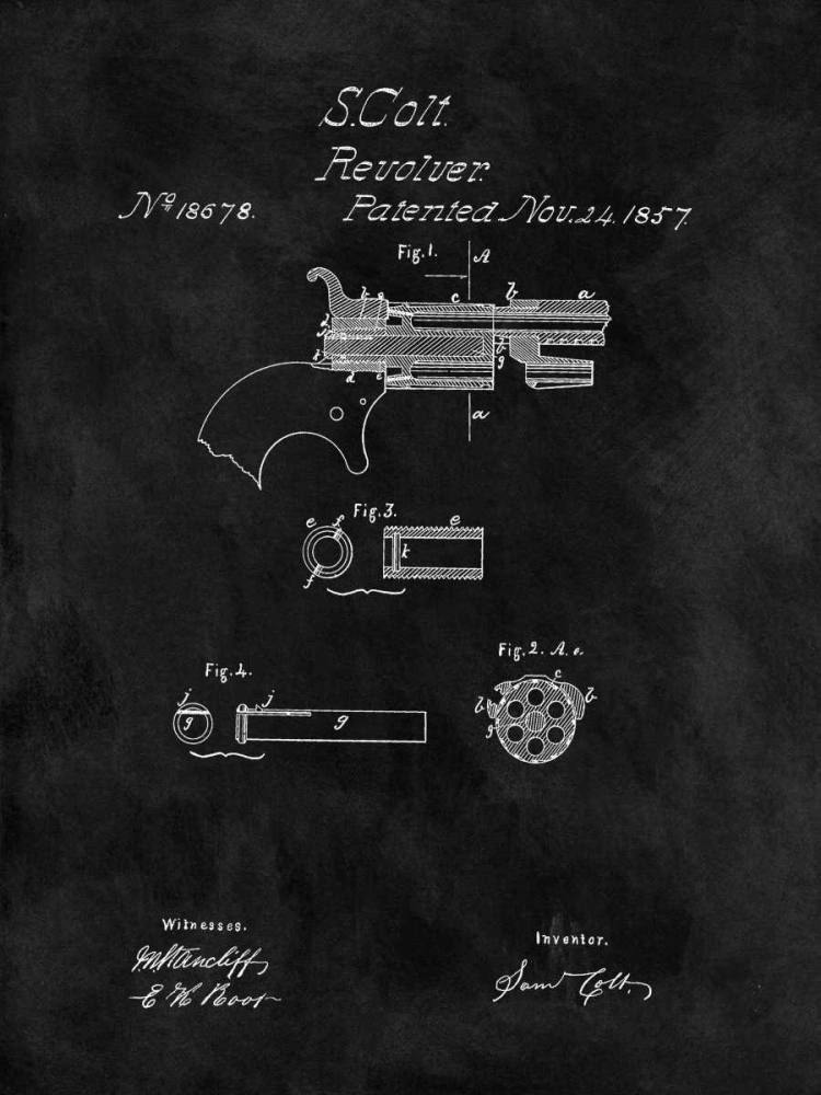 Colt Revolver - 1857-Black
