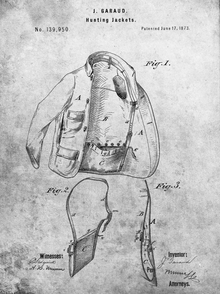 Hunting Jacket - 1873-Gray
