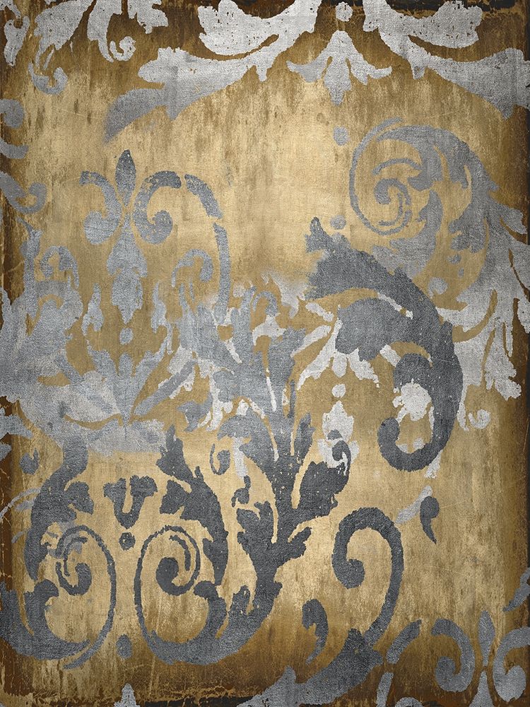Damask in Gold I
