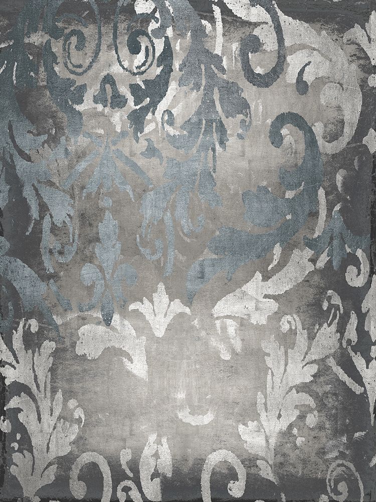 Damask in Silver I