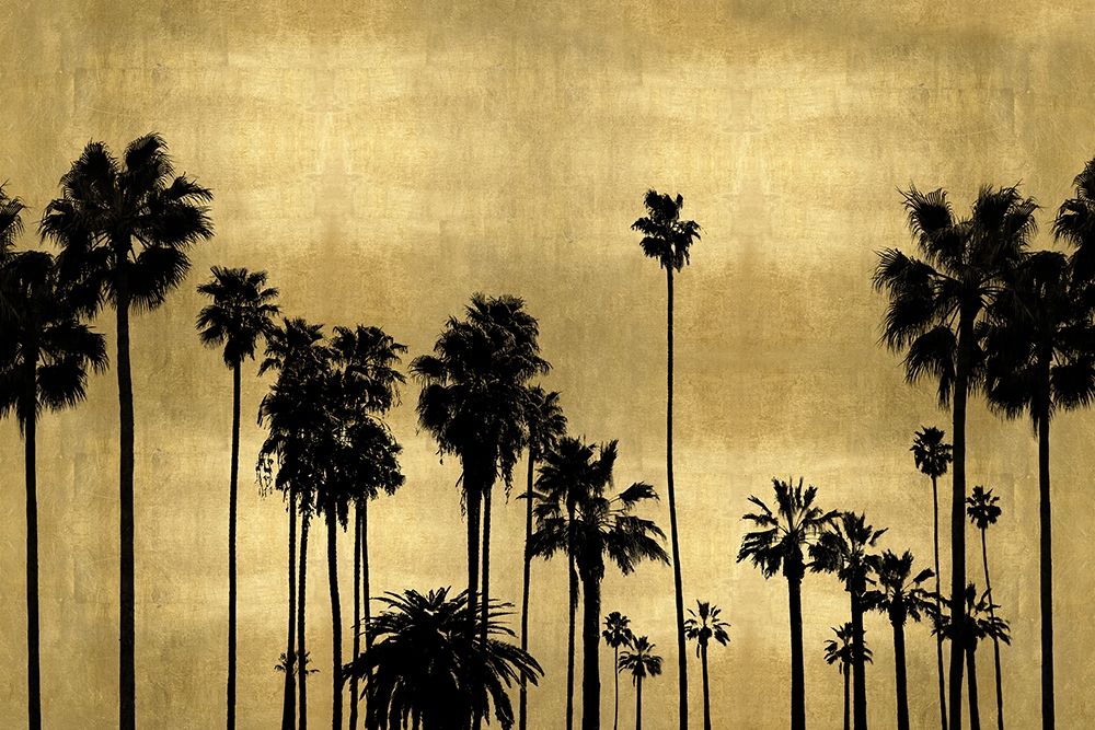 Palm Row on Gold