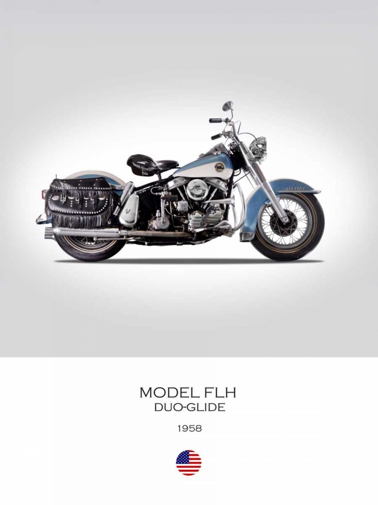 HD Model FLH Duo Glide 1958