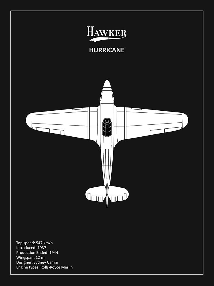 BP Hawker Hurricane Black