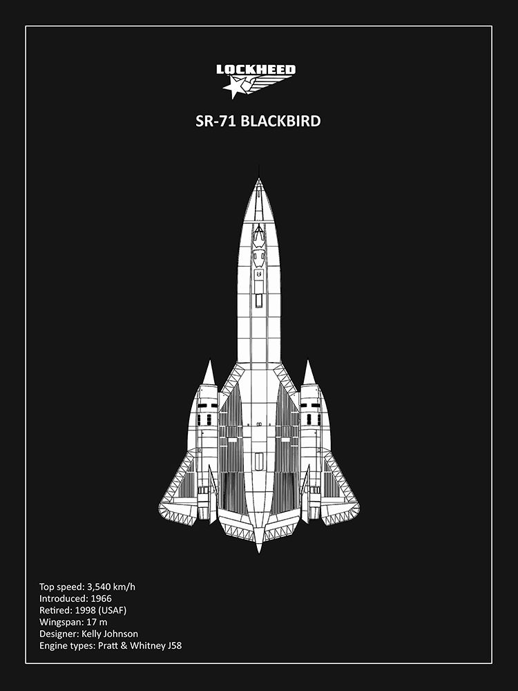 BP LOCKHEED SR-71 Black