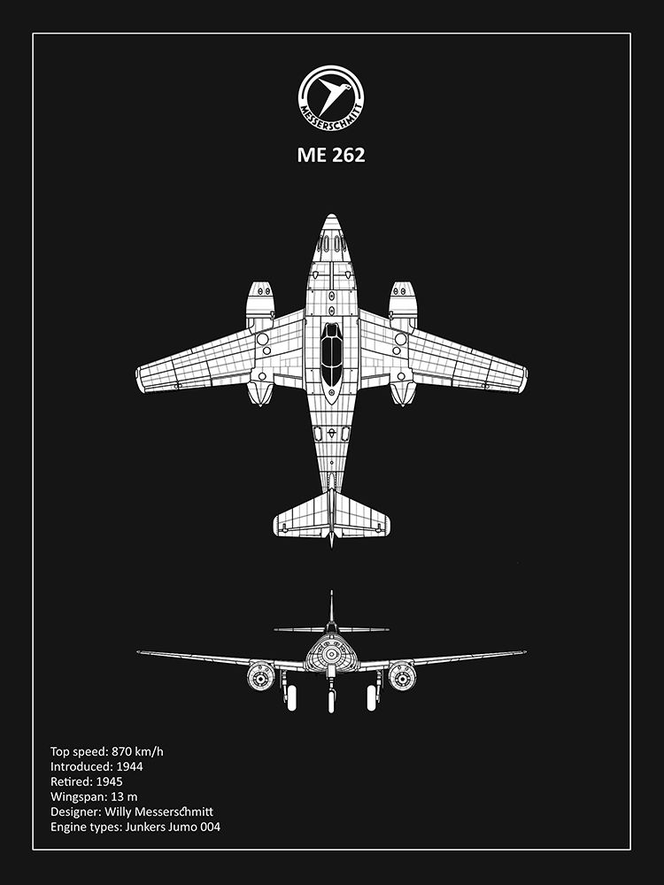BP Messerschmitt ME262 Black
