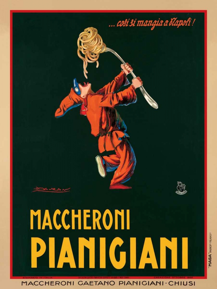 Maccheroni Pianigiani-1922