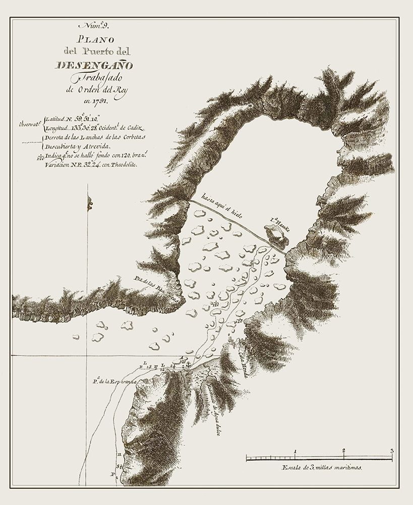 Disenchantment Bay Alaska - Espinosa y Tello 1802