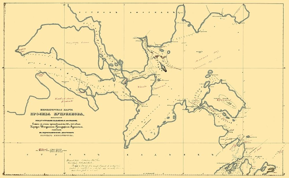 Kodiak Island Alaska - Murashev 1849