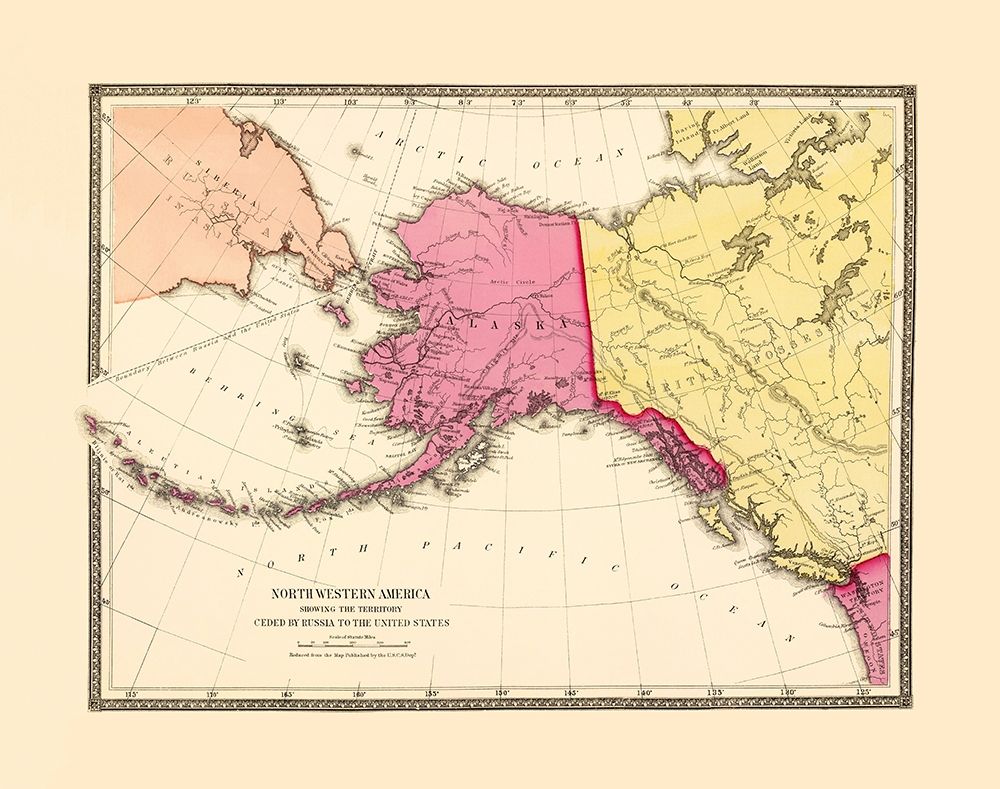 Alaska, British Territories, Siberia - USCS 1873