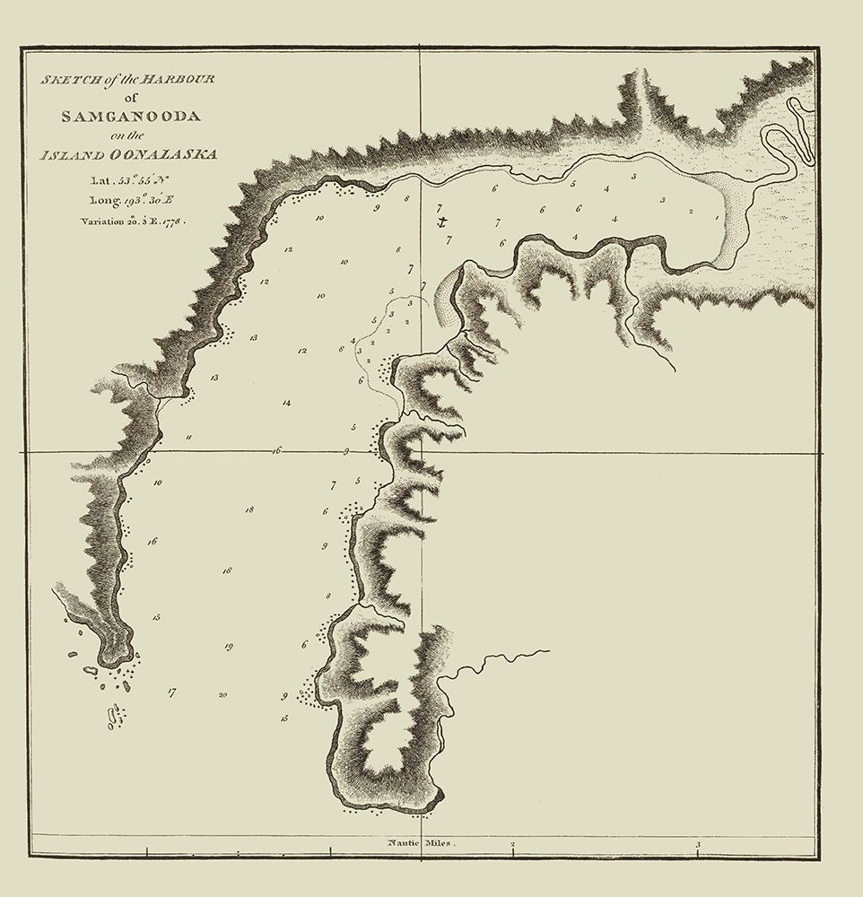 Samganooda Harbour Alaska - Nicol and Cadell 1785