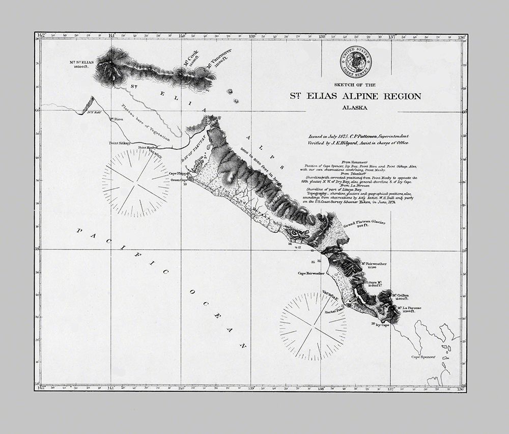 St Elias Alpine Region Alaska - USCS 1875