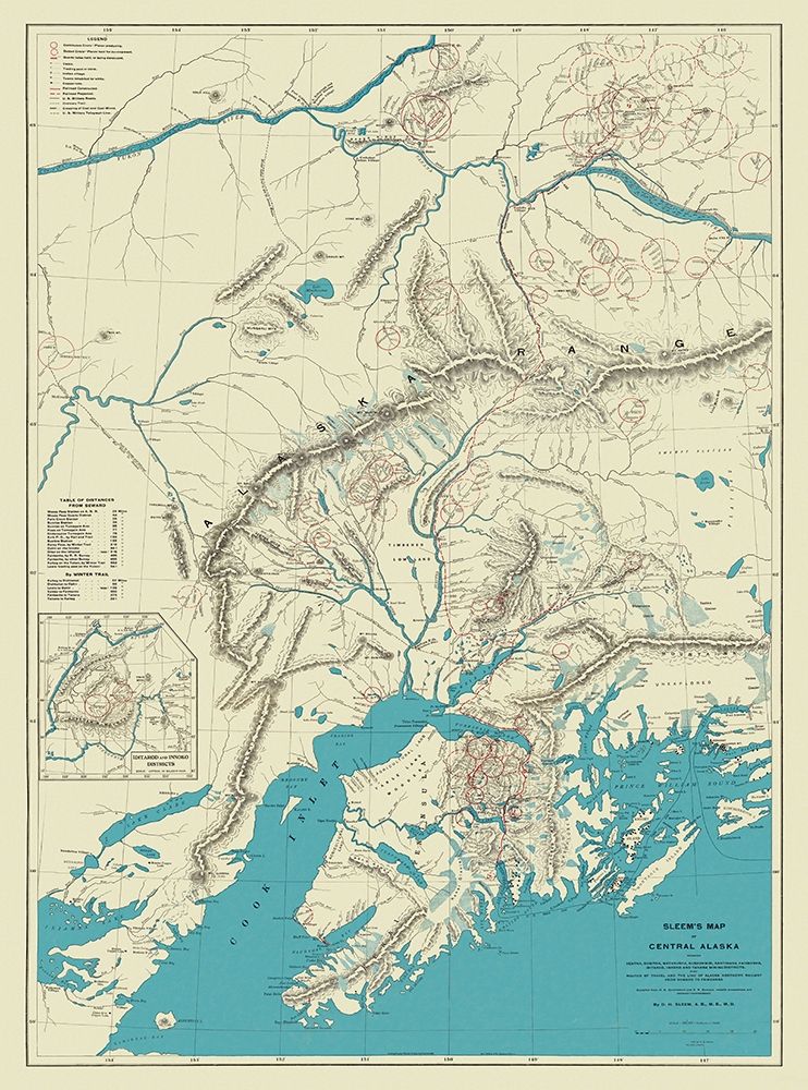 Central Mining Railway Alaska - Sleem 1910